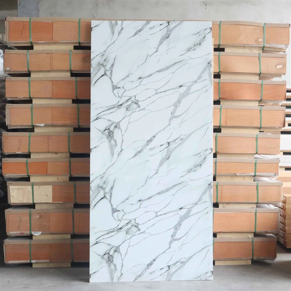 High Glossy Waterproof Marble PVC Panel